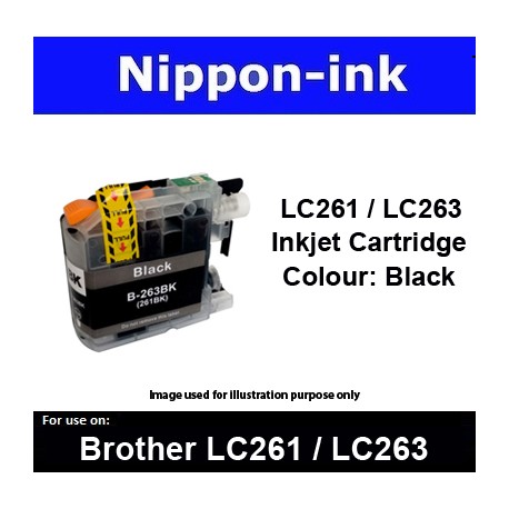 LC261 / LC263 Black For Brother
