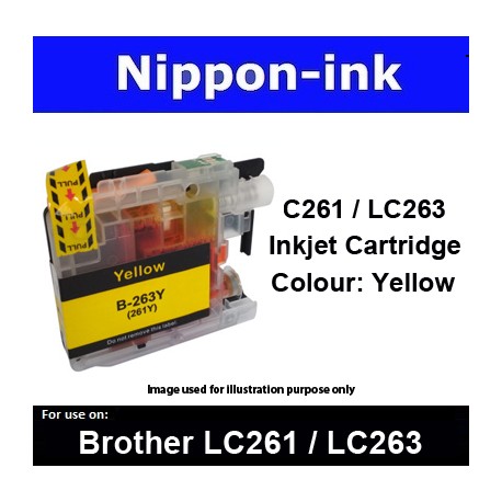 LC261 / LC263 Yellow For Brother