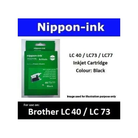 LC40 / LC73 Black for Brother ink cartridge
