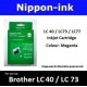 LC40 / LC73 Black for Brother ink cartridge
