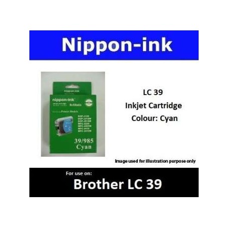 LC39 Cyan for Brother Ink Cartridge - LC39CY CY