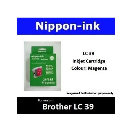 LC39 Magenta for Brother Ink Cartridge - LC39M