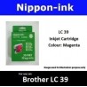 LC39 Magenta compatble for Brother Ink Cartridge - LC39M / LC-39 / LC 39