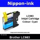 LC663 Cyan for Brother ink cartridge - LC663CY