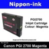 PGI2700 Magenta ( M ) For Canon ink cartridge - MB5070 MB5170 MB5370 MB5470 iB4070  iB4170 - PGI2700M