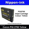 PGI2700 Yellow ( Y ) For Canon ink cartridge - MB5070 MB5170 MB5370 MB5470 iB4070  iB4170 - PGI2700Y