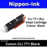 CLI770 XL Black ( BK ) for Canon ink cartridge - MG5770 MG7770 TS5070 TS8070 - CLI771BK CLI-771BK CLI 771