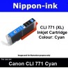 CLI770 XL Cyan ( CY ) for Canon ink cartridge - MG5770 MG7770 TS5070 TS8070 - CLI771CY CLI-771CY CLI 771