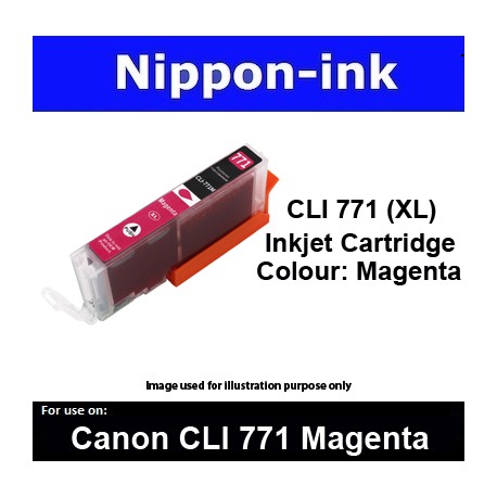 CLI770 XL Magenta ( M ) for Canon ink cartridge - MG5770 MG7770 TS5070 TS8070 - CLI771M CLI-771M CLI 771
