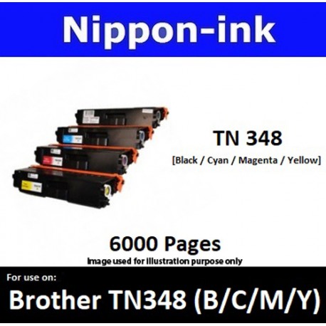 TN 348 For Brother laser toner TN348 Nipponink
