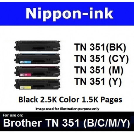 TN 351 For Brother laser toner TN351 Nipponink