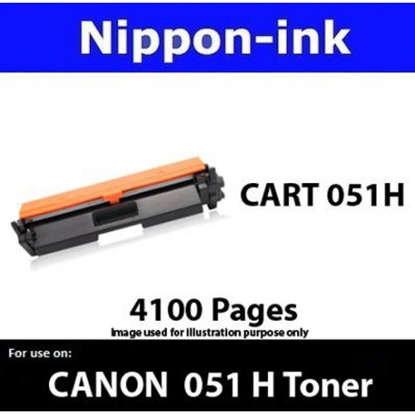 Cartridge 051H Black For Canon laser toner Cartridge051H Nipponink