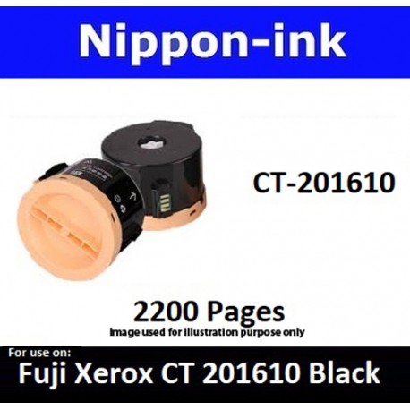 For Fuji Xerox CT 201610 Black laser toner Nipponink CT201610