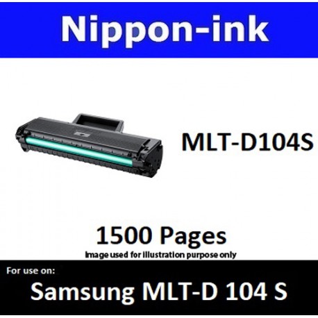 MLT-D 104S For Samsung 104 Black laser toner Nipponink MLT-D104S