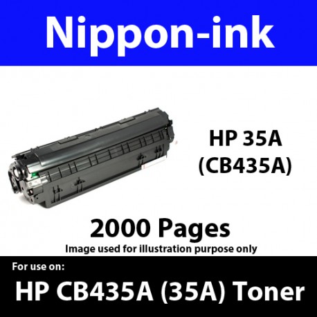 For HP 35 A ( CB 435A ) Black 435 laser Toner Nipponink 35A ( CB435A )
