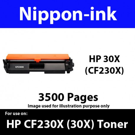 For HP 30 X ( CF 230X ) Black laser Toner Nipponink 05X ( CF230X )